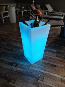Top Wider / Led Ice Bucket/flower pot